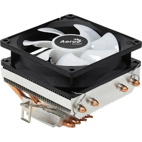 Кулер для процессора AeroCool/Formula Air Frost 4 черный, 90 мм, алюминий/медь, 1800 об/мин, 25.7 дБ, 3 pin, 125 Вт, 78 мм