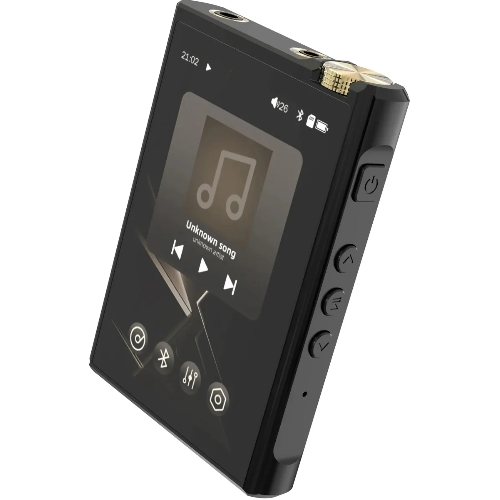 Плеер Hi-Fi Flash Digma Pro XT7 черный/золотистый/3.5"/microSD/microSDHC