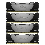 Оперативная память Kingston Fury Renegade, DDR4, 32GB (4x8GB), 3600MHz, CL16, DIMM, черный, радиатор