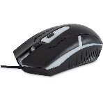 Мышь проводная Oklick 398G черный, 2400 dpi, USB, кнопки - 4
