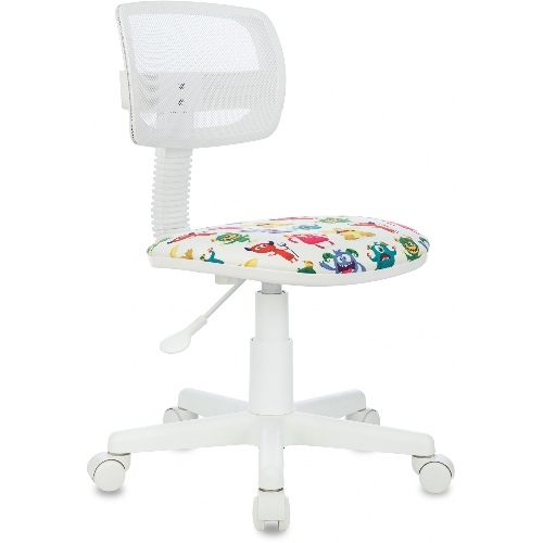 Кресло Бюрократ CH-W299 белый, сетка, 120 кг
