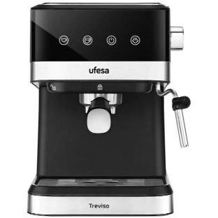 Кофеварка рожковая TREVISO Ufesa черный, исп. кофе - молотый, 1.5 л, 1050 Вт, 20 бар