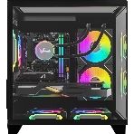 Компьютерный корпус AeroCool/Formula Crystal Z9M черный без БП mATX 1xUSB 3.0 1xUSB3.1 audio bott PSU