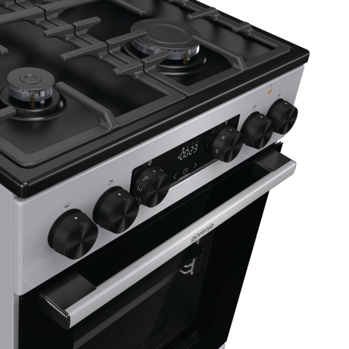 Плита Комбинированная Gorenje GK5C41SF серый (стеклянная крышка) реш.чугун