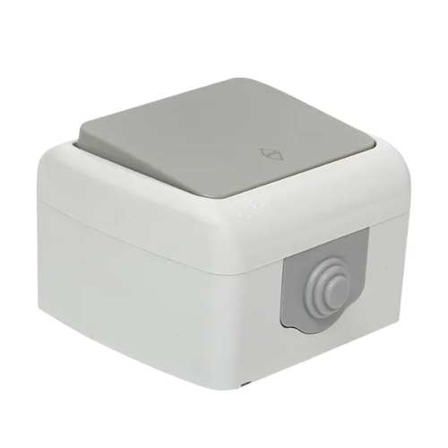 Выключатель проходной EKF Мурманск EFV10-025-30-54 PROxima 1-клавишный 10А IP54 серый