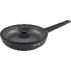 Сковорода Rondell Kontur RDA-1487 круглая 26 см, покрытие: Xylan Plus ручка несъемная (с крышкой) графитовый