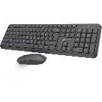 Комплект клавиатура+мышь Oklick S277W беспроводной, USB, 1600 DPI, серый