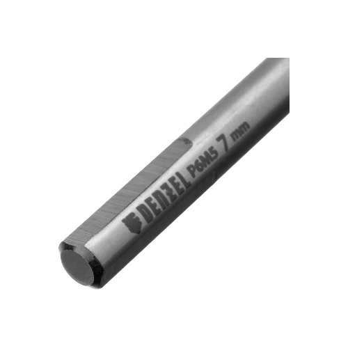 Сверло спиральное по металлу Denzel 7,0 x 109мм, Р6М5, Golden Tip, многогранная заточка