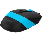 Мышь проводная A4Tech Fstyler FM10S черный/голубой, 1600 dpi, USB, кнопки - 4