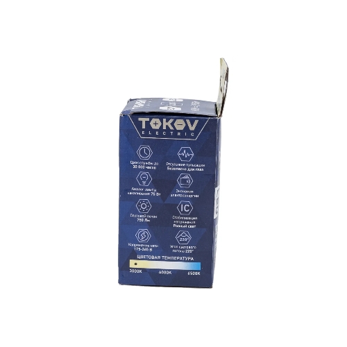 Лампа светодиодная TOKOV ELECTRIC 10 Вт А60 3000К Е27 175-265 В