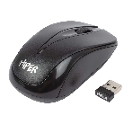 Мышь беспроводная HIPER HOMW-061 черный, 1000 dpi, радиоканал, USB, кнопки - 3