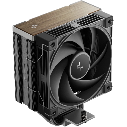 Кулер для процессора DEEPCOOL AK400 G2 LGA1851/1700/1200/115X/AM5/AM4 (12шт/кор, TDP 220W, PWM, Fan 120мм, 4 тепл. Трубки, Wood-grain top cover, черный) RET (R-AK400G2-BKNNMN-GJD)