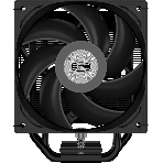 Кулер для процессора PCCooler RT500 BK (240W, 4-pin PWM, LED temp., 152мм, Al/Cu, 5x6мм, 1x120мм, 73.32CFM, 34.9dBA, 2200RPM, S: 1851/1700/1200/115X, AM5/AM4, черный)