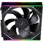 Кулер для корпуса Thermalright TL-M12QR Reverse (124x120x25mm, 4-pin PWM, ARGB, 47.6CFM, 23.2dBA, 1500RPM, черный)