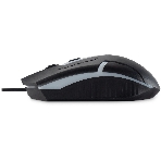 Мышь проводная Oklick 398G черный, 2400 dpi, USB, кнопки - 4