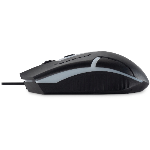 Мышь проводная Oklick 398G черный, 2400 dpi, USB, кнопки - 4