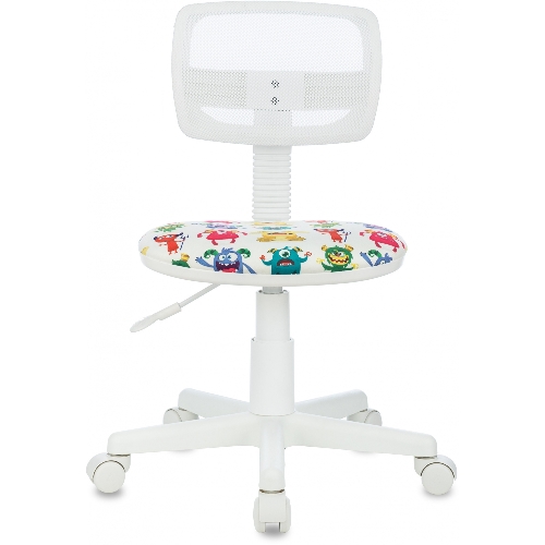 Кресло Бюрократ CH-W299 белый, сетка, 120 кг