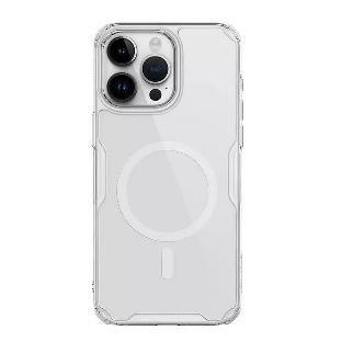 Чехол Nature TPU Pro Magnetic Case, белый, (AP IP15 Pro)