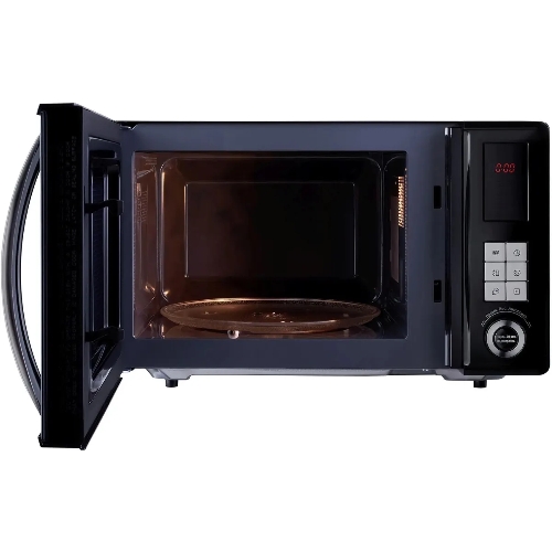 Микроволновая печь Hyundai HYM-D3010 черный, 23 л, 800 Вт, переключатели - кнопки, поворотный механизм