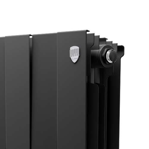 Радиатор биметаллический Royal Thermo PianoForte 200 черный - 12 секц.