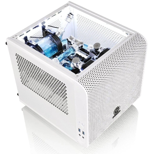 Компьютерный корпус Thermaltake Core V1 белый w/o PSU,CA-1B8-00S6WN-01