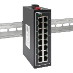 Коммутатор неуправляемый промышленный U-16T 16 портов 10/100Base-T(X) RJ45 монтаж на DIN-рейку TSX EKF TSX-U-16T