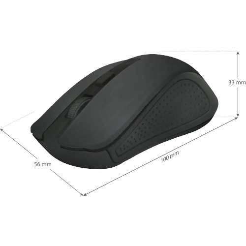 Мышь беспроводная Defender Accura MM-935 черный, 1600 dpi, радиоканал, USB, кнопки - 4