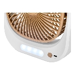 Вентилятор Centek CT-5041 бежевый, настольный, 5 Вт, 3 скорости, 10 см