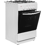 Плита газовая Gefest CG 50М02 К73 белый, конфорок 4 шт, духовка 42 л, 50 см x 85 см x 53 см