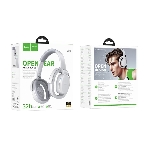 Беспроводные/проводные наушники Hoco W67 серый, полноразмерные, Bluetooth + проводной, складная конструкция, до 15 ч.