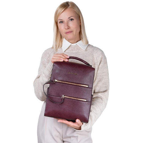 Рюкзак женский Piquadro Patricia CA6771W140/BO бургунди кожа