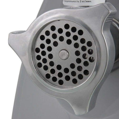 Мясорубка электрическая Bosch MFW 66020 белый/серый, 1800 Вт, 3.0 кг/мин, реверс, защита от перегрузки, насадки - 5