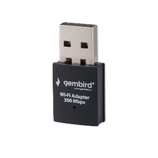 Сетевой адаптер Wi-Fi Gembird WNP-UA-005 300Мбит, USB, 802.11b/g/n