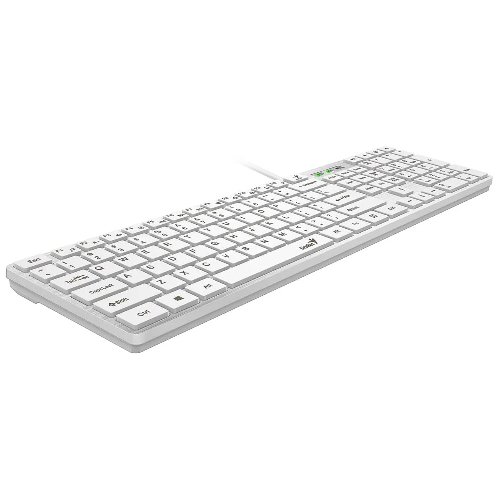 Клавиатура Genius Slimstar 126 проводная, USB Type-A, белый