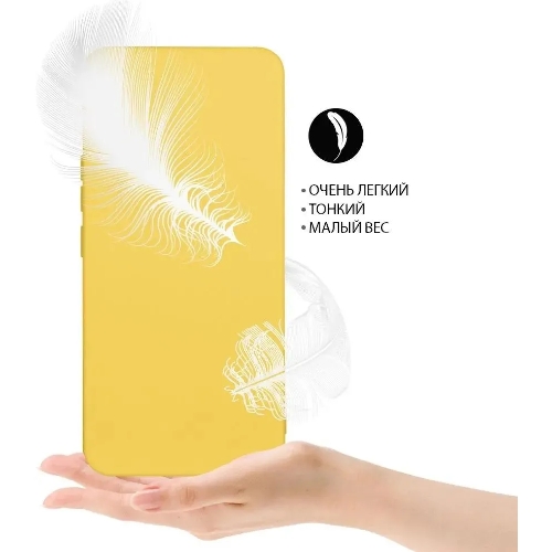 Чехол (клип-кейс) DF poCase-03 для Poco M4 Pro (4G) желтый