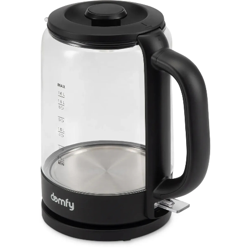 Чайник электрический Domfy DSB-EK304 1.7л. 2200Вт черный (корпус: стекло)