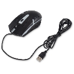 Мышь проводная Oklick 398G черный, 2400 dpi, USB, кнопки - 4