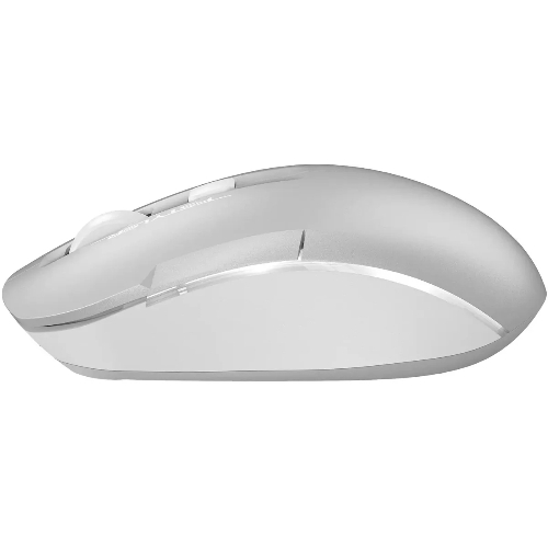 Мышь беспроводная A4Tech Fstyler FB26CS Air2 серебристый/белый, 2000 dpi, радиоканал, Bluetooth, USB, кнопки - 4