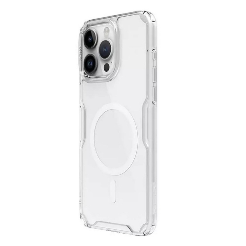 Чехол Nature TPU Pro Magnetic Case, белый, (AP IP15 Pro)