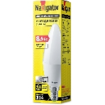 Лампа светодиодная Navigator NLL-C37-8.5-230-4К-E14-FR