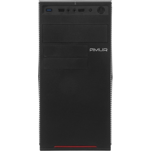 Компьютер Amur Нарвал B7I21 MT i3 12100 (3.3) 16Gb SSD 512Gb UHDG 730 FreeDOS 2.5xGbitEth 400W мышь клавиатура черный (RUS) (2147008)