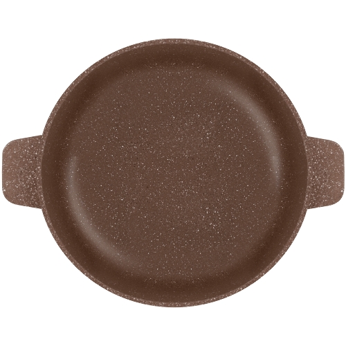 Кастрюля Maunfeld CARMEL MF26CRM01CR, 26 см, 5 л из литого алюминия со стеклянной крышкой