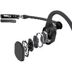 Беспроводные наушники SHOKZ OpenComm2 UC черный, костная проводимость, Bluetooth + USB-адаптер, до 16 ч