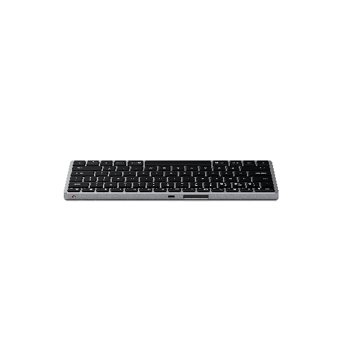 Клавиатура Satechi Slim X1 беспроводная, Bluetooth, серебристый