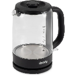 Чайник электрический Domfy DSB-EK304 1.7л. 2200Вт черный (корпус: стекло)