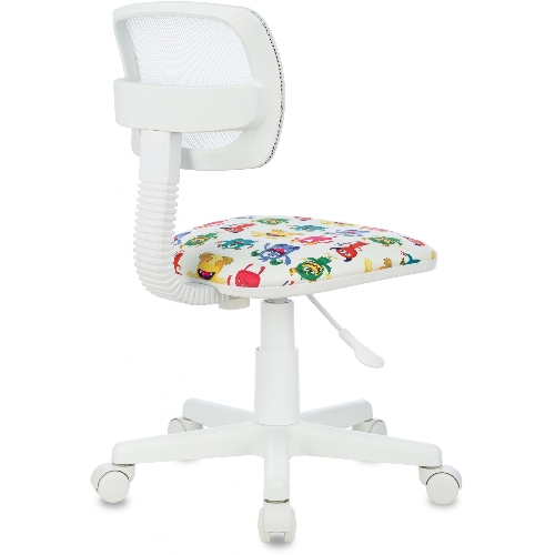Кресло Бюрократ CH-W299 белый, сетка, 120 кг