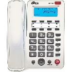 Телефон проводной Ritmix RT-550 белый/серый
