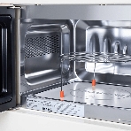 Встраиваемая микроволновая печь Maunfeld JBMO.20.5ERIB слоновая кость, 20 л, 700 Вт, переключатели - поворотный механизм