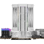 Кулер для процессора Bloody BD-AC230-ARGb1 ARGb белый, 120 мм, алюминий/медь, 1600 об/мин, 32 дБ, 4 pin, 230 Вт, 154 мм