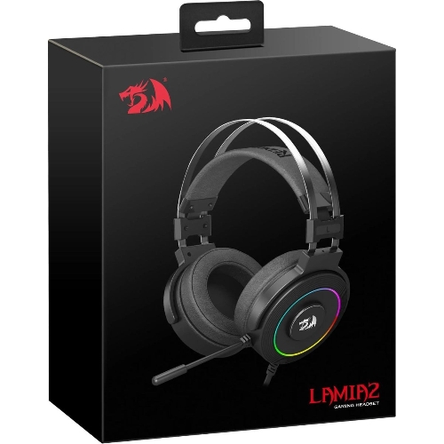 Гарнитура Redragon Lamia 2 чёрный, проводная, USB, подсветка
